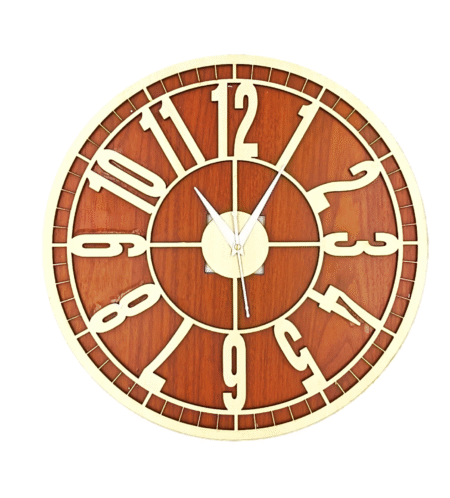 Wooden Wall Clock